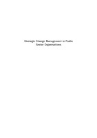 David P. Baker (Auth.) - Strategic Change Management in Public Sector Organisations (2007, Chandos Publishing)